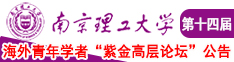 老骚逼操逼av南京理工大学第十四届海外青年学者紫金论坛诚邀海内外英才！